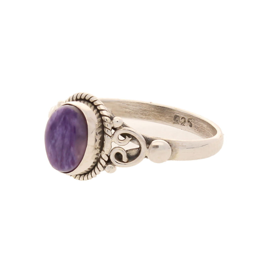 Buy your Siberian Dream Charoite Ring online now or in store at Forever Gems in Franschhoek, South Africa