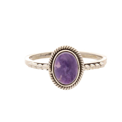 Buy your Siberian Dream Charoite Ring online now or in store at Forever Gems in Franschhoek, South Africa