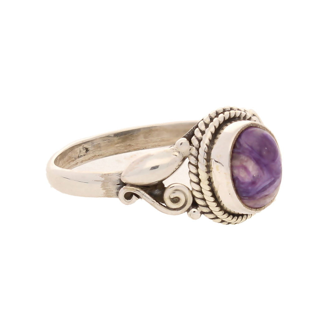 Buy your Siberian Dream Charoite Ring online now or in store at Forever Gems in Franschhoek, South Africa