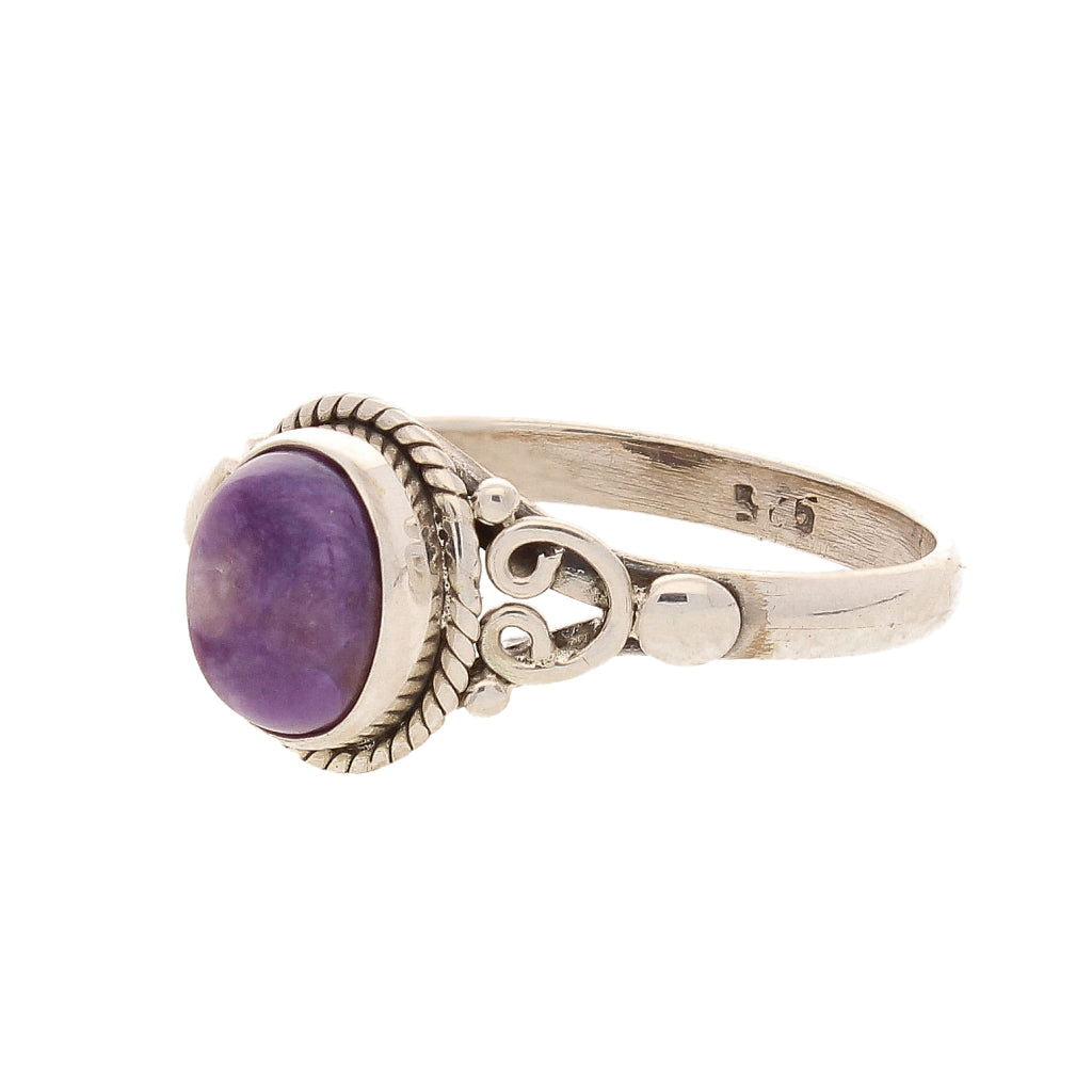 Buy your Siberian Dream Charoite Ring online now or in store at Forever Gems in Franschhoek, South Africa