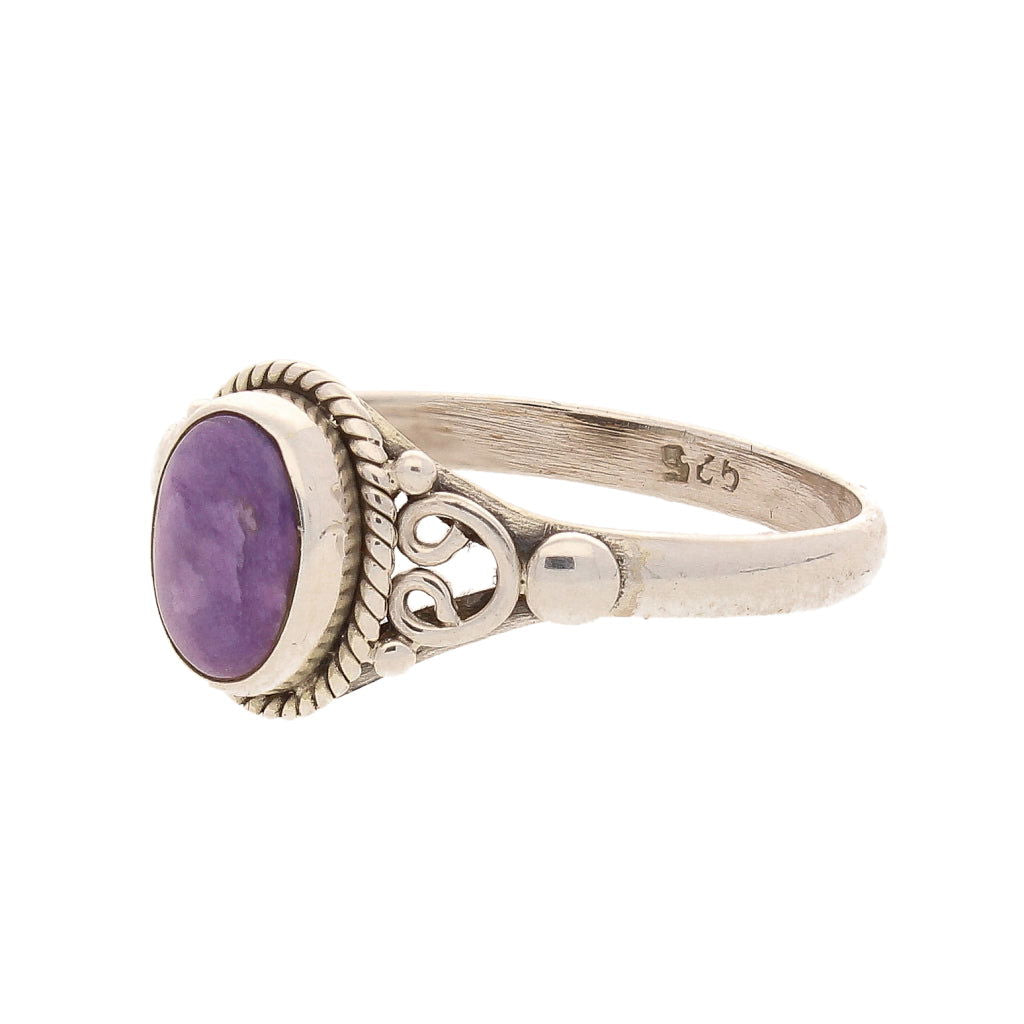 Buy your Siberian Dream Charoite Ring online now or in store at Forever Gems in Franschhoek, South Africa