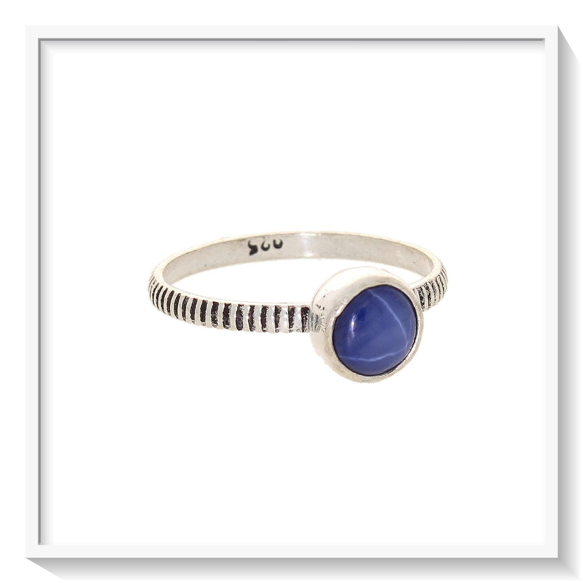 Buy your Stacks of Style: Star Sapphire Round Sterling Silver Stackable Ring online now or in store at Forever Gems in Franschhoek, South Africa