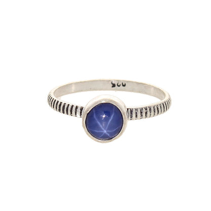 Buy your Stacks of Style: Star Sapphire Round Sterling Silver Stackable Ring online now or in store at Forever Gems in Franschhoek, South Africa