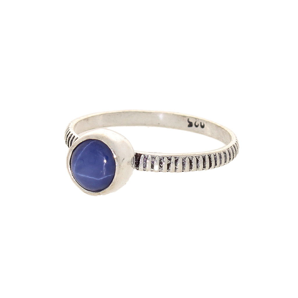 Buy your Stacks of Style: Star Sapphire Round Sterling Silver Stackable Ring online now or in store at Forever Gems in Franschhoek, South Africa