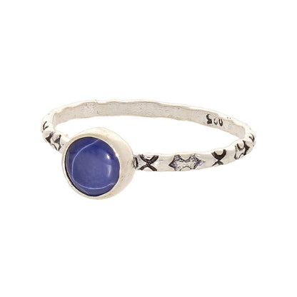 Buy your Stacks of Style: Star Sapphire Round Sterling Silver Stackable Ring online now or in store at Forever Gems in Franschhoek, South Africa