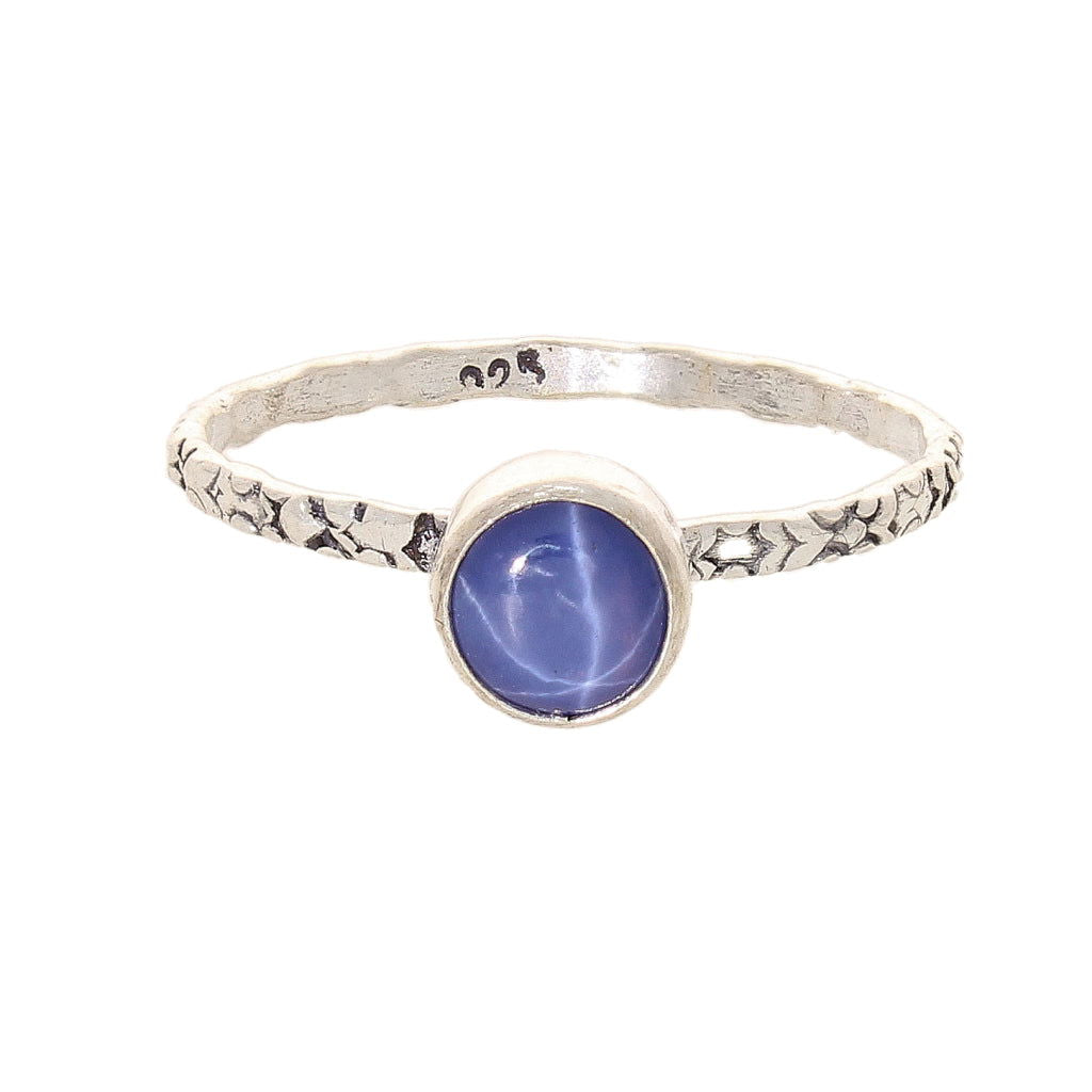 Buy your Stacks of Style: Star Sapphire Round Sterling Silver Stackable Ring online now or in store at Forever Gems in Franschhoek, South Africa