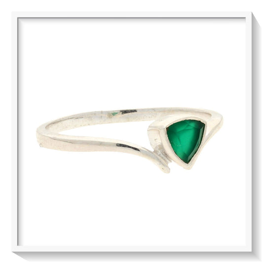 Buy your Timeless Treasures: Trillion Green Chalcedony Ring online now or in store at Forever Gems in Franschhoek, South Africa