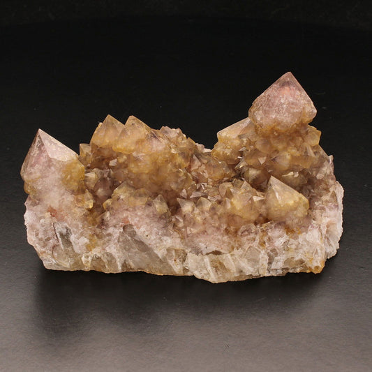 Buy your Unique Smoky Citrine & Amethyst Cactus Quartz Cluster online now or in store at Forever Gems in Franschhoek, South Africa