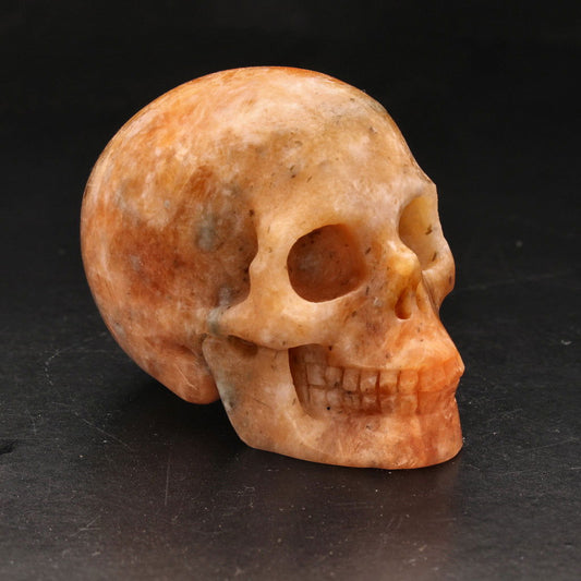 Buy your Vibrant Guardian Orange Aventurine Crystal Skull online now or in store at Forever Gems in Franschhoek, South Africa