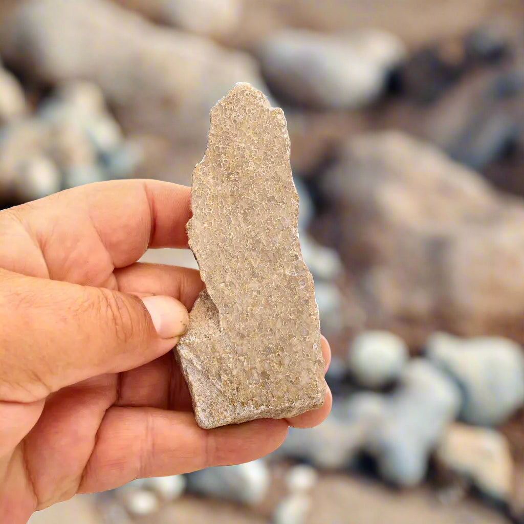 Ancient Agatized Bone with Silicified Patterns