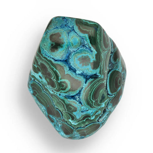 Buy your Polished Malacholla Gemstone - Flow of Calm online now or in store at Forever Gems in Franschhoek, South Africa