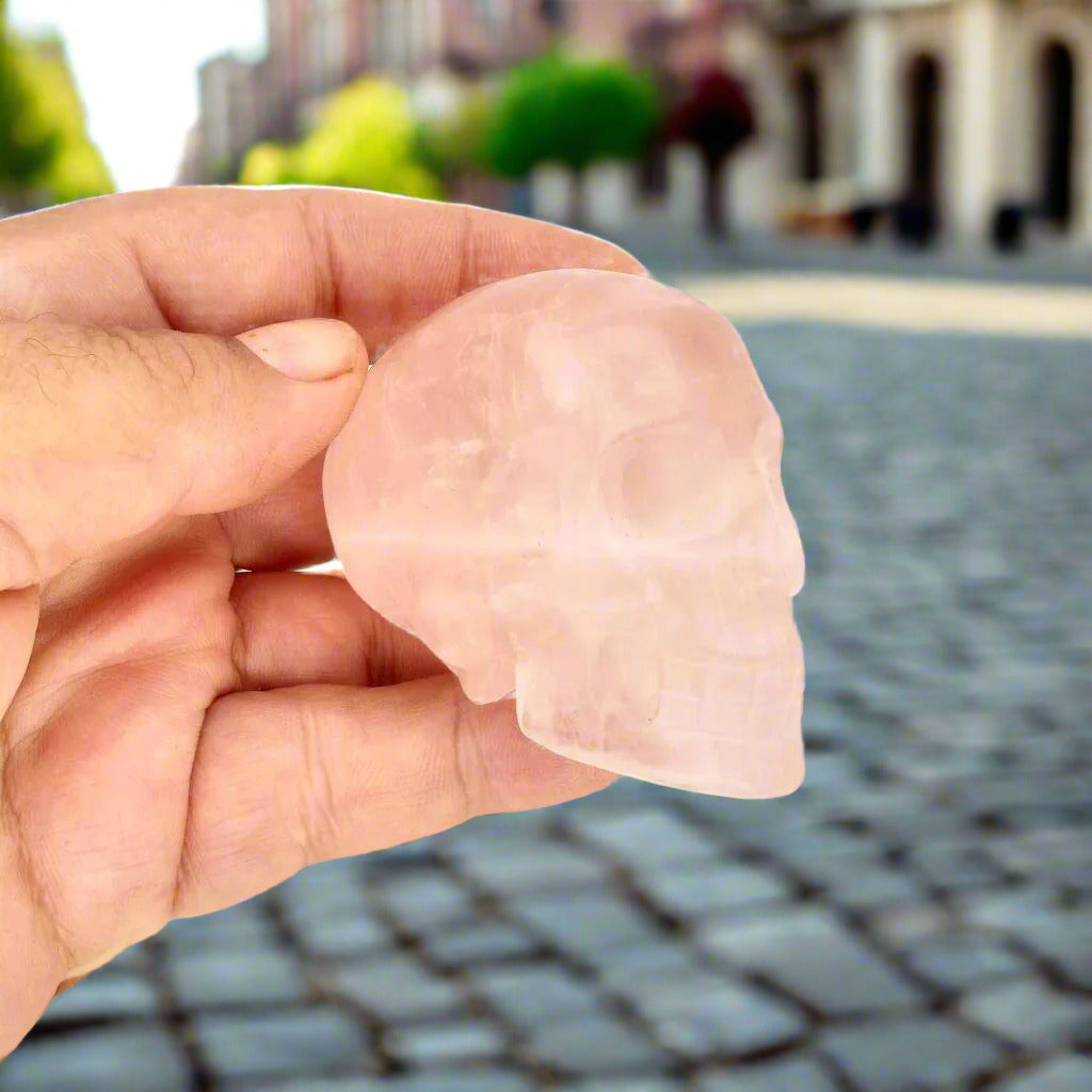 Rose Quartz Skull: Radiant Love & Healing Energy