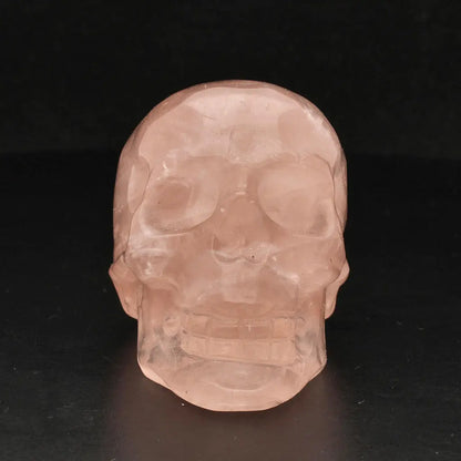 Skull of Serenity: Rose Quartz Crystal Masterpiece