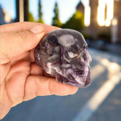 Amethyst Skull: Mystic Guardian of Serenity