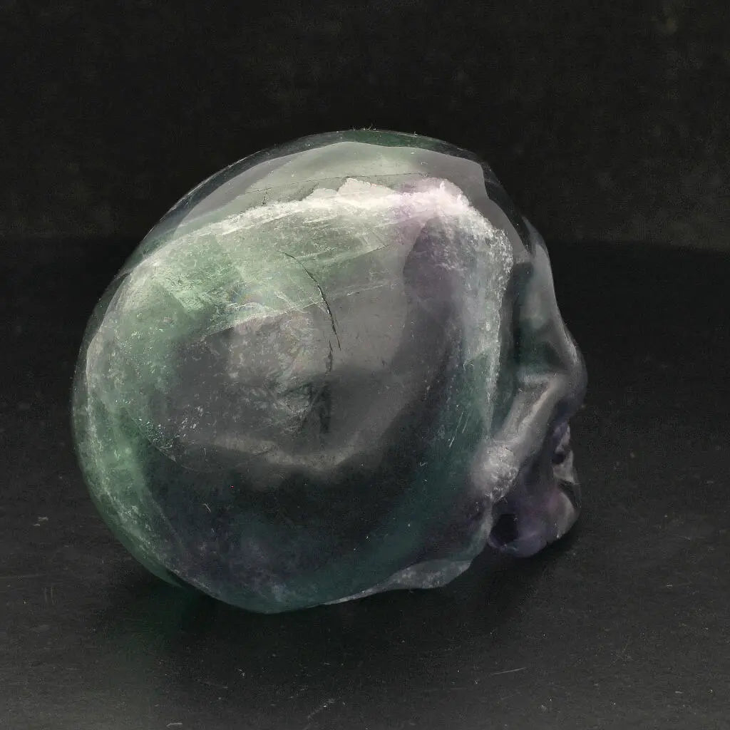 Fluorite Skull: Vibrant Clarity & Mystical Energy