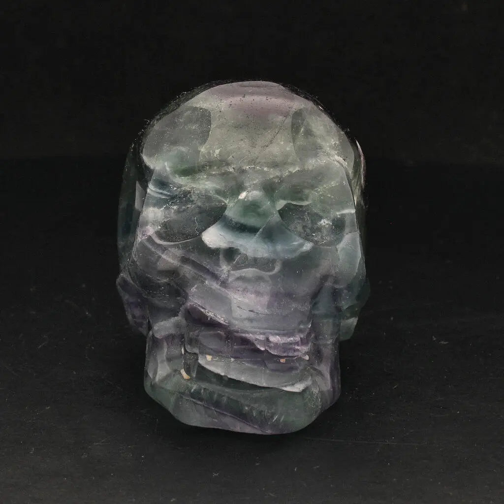 Crystal Wisdom: Hand-Carved Fluorite Skull