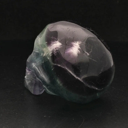 Crystal Wisdom: Hand-Carved Fluorite Skull