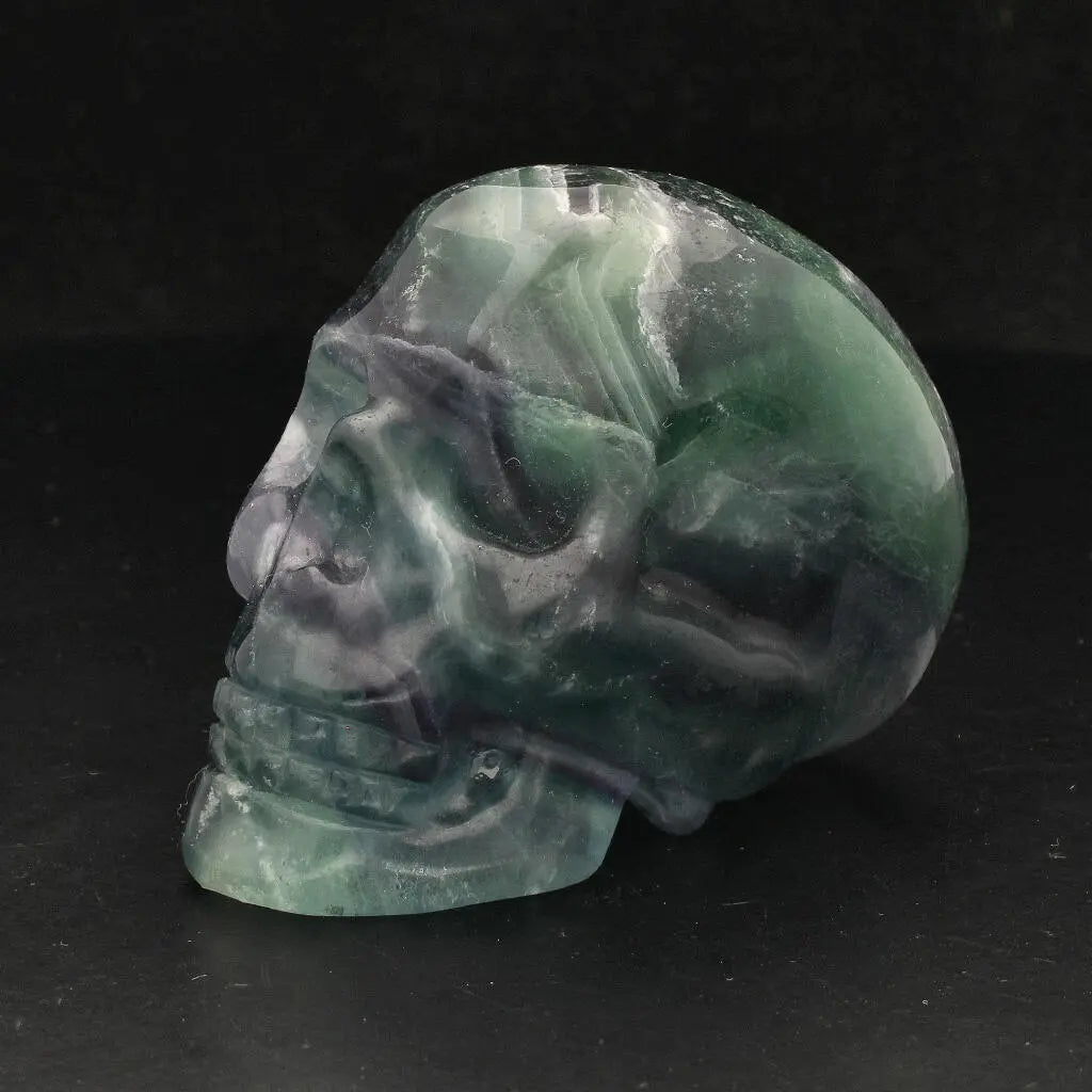 Fluorite Skull of Focus: A Collector’s Gem