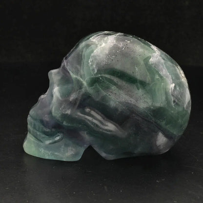 Fluorite Skull of Focus: A Collector’s Gem