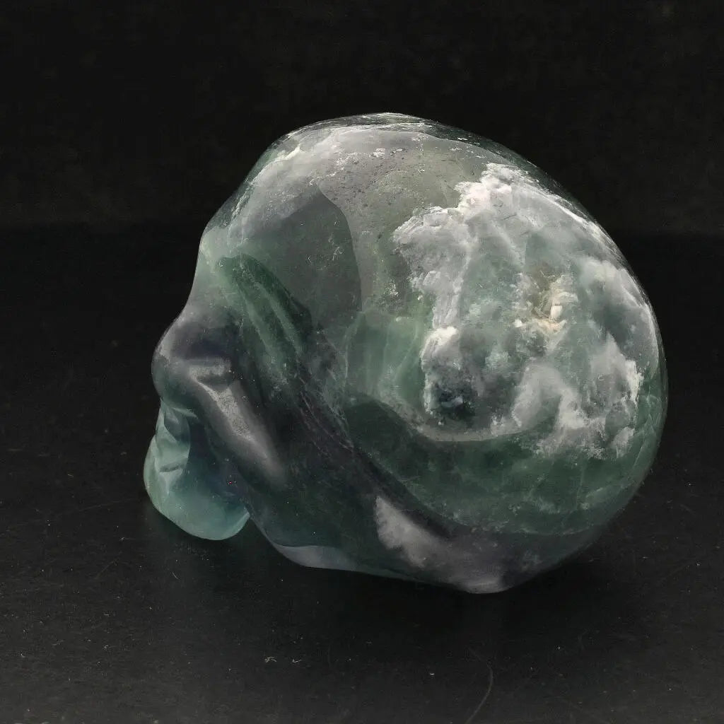 Fluorite Skull of Focus: A Collector’s Gem