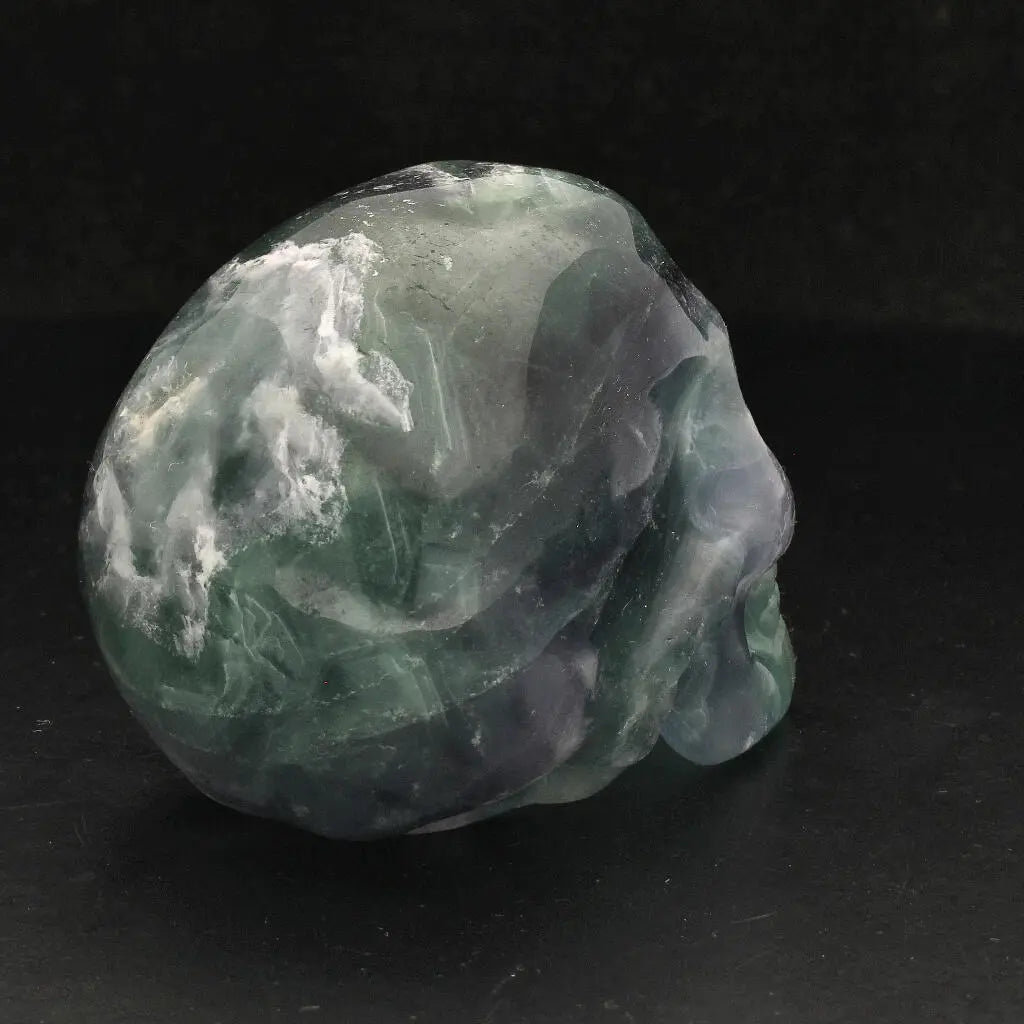 Fluorite Skull of Focus: A Collector’s Gem