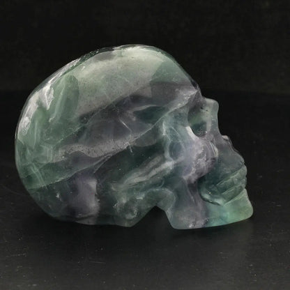 Fluorite Skull of Focus: A Collector’s Gem