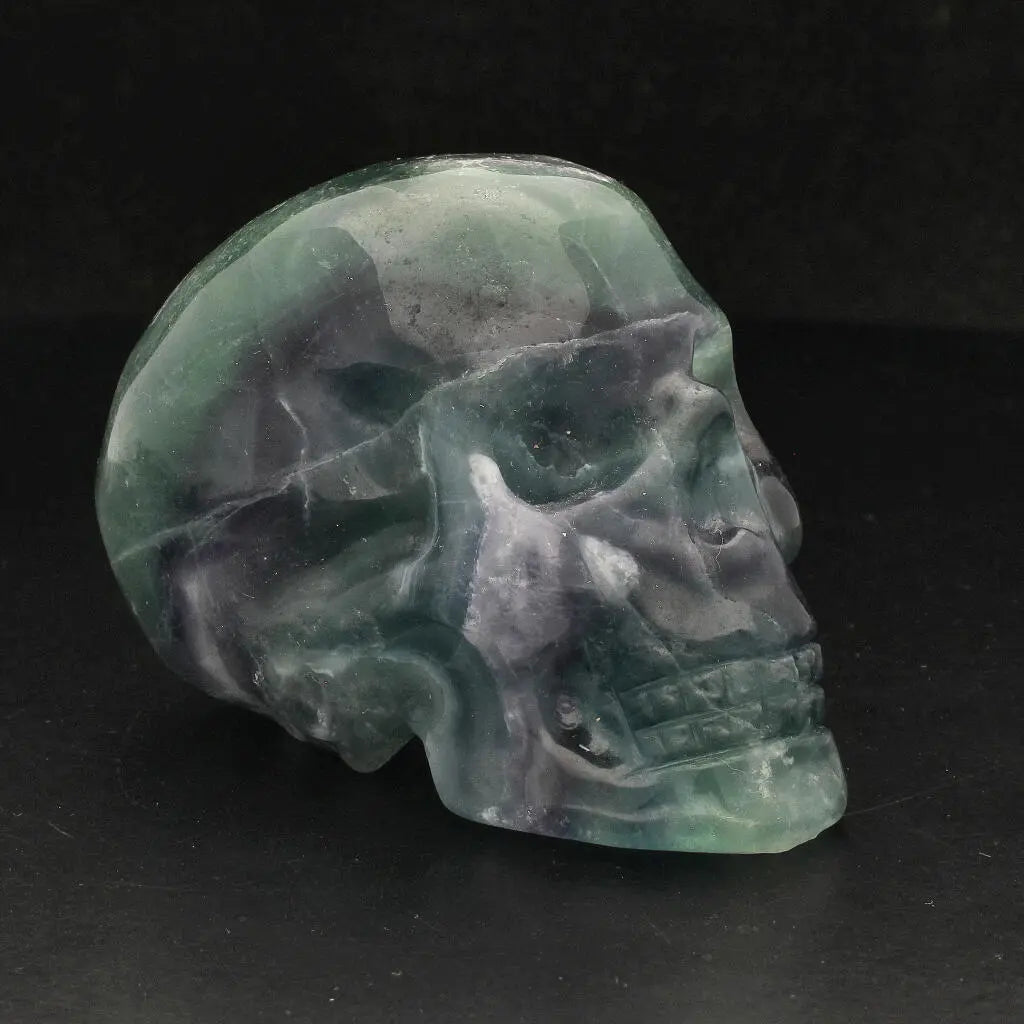 Fluorite Skull of Focus: A Collector’s Gem