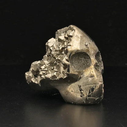 Ancient Wisdom Meets Modern Energy: The Pyrite Carved Skull