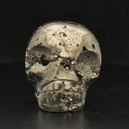 Fool’s Gold, Ancient Secrets: One-of-a-Kind Pyrite Carved Skull