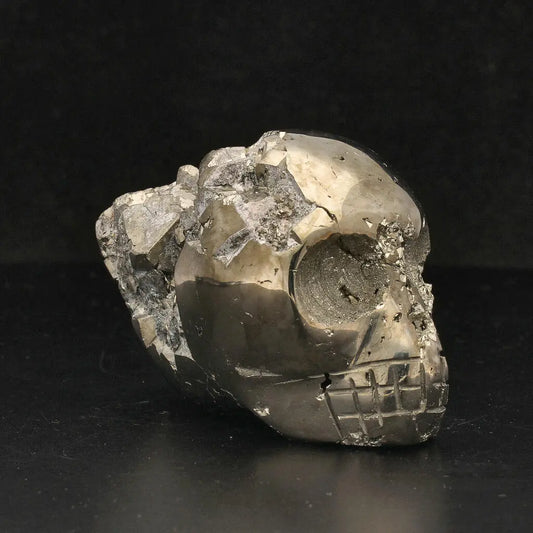 Powerful Pyrite Carved Skull: Unveil the Mystical Energy Within