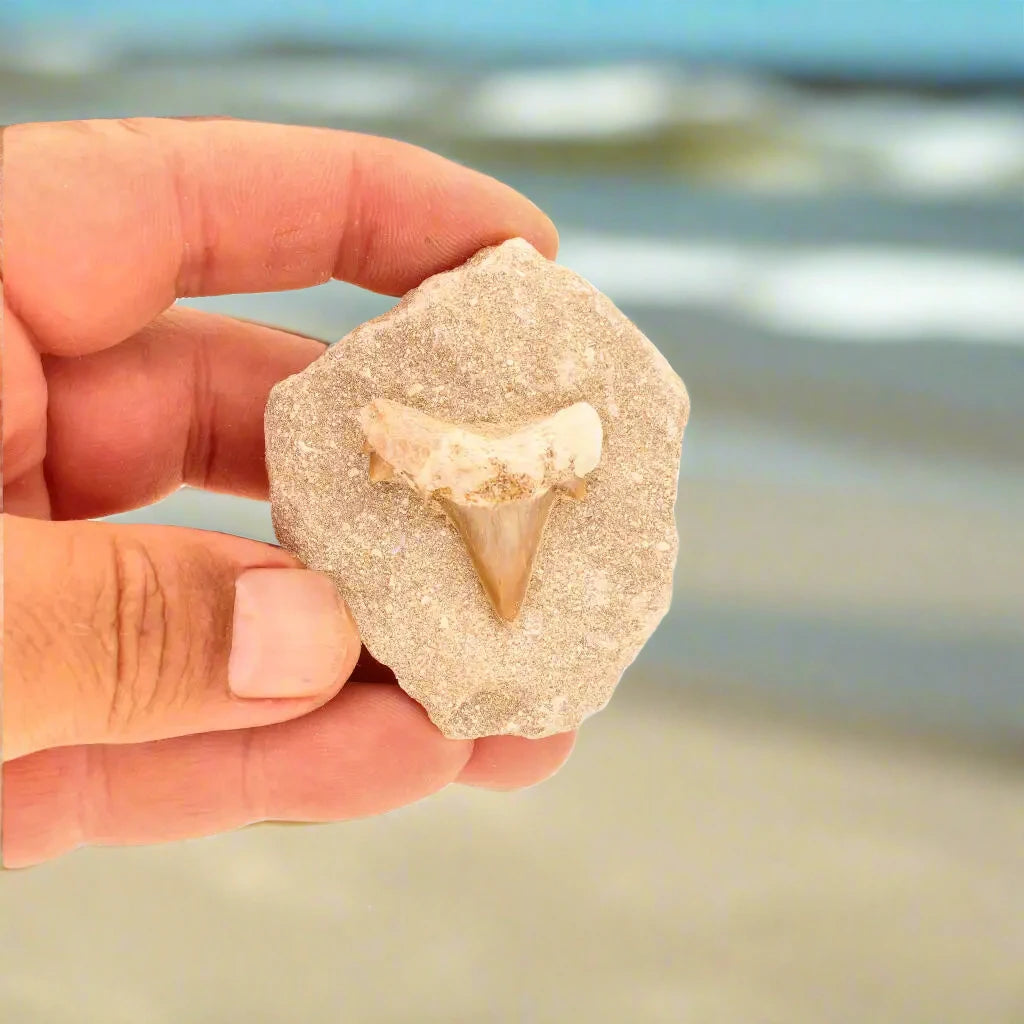 Fossil Shark Tooth from Morocco