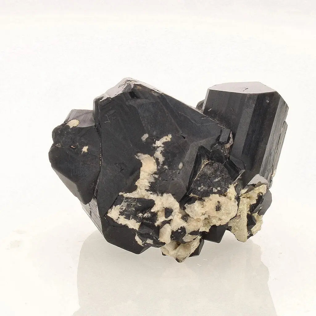 Schorl Black Tourmaline with Feldspar