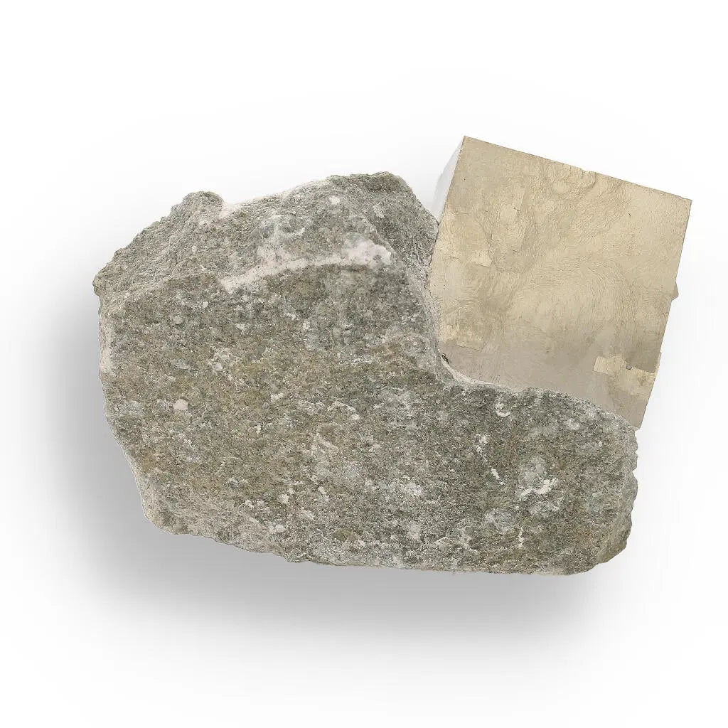 Natural Pyrite Cube – Collector’s Choice from the Famous Victoria Mine