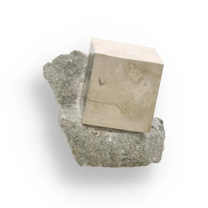 Natural Pyrite Cube – Collector’s Choice from the Famous Victoria Mine