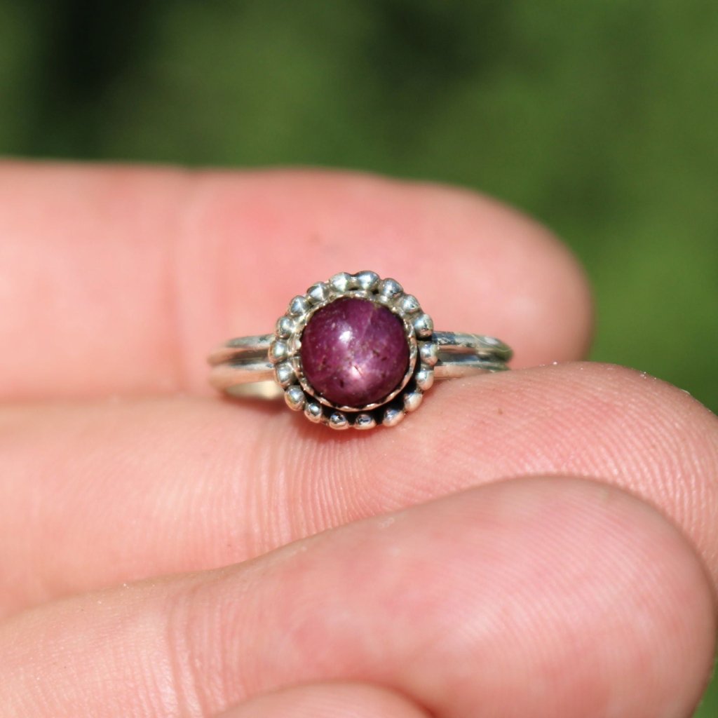 Buy your Astral Star Ruby Sterling Silver Ring online now or in store at Forever Gems in Franschhoek, South Africa