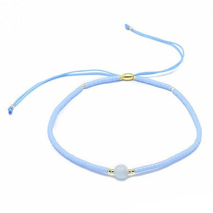 Buy your Blue Agate Seed & Bead Adjustable Bracelet online now or in store at Forever Gems in Franschhoek, South Africa