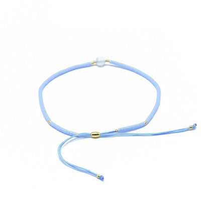 Buy your Blue Agate Seed & Bead Adjustable Bracelet online now or in store at Forever Gems in Franschhoek, South Africa