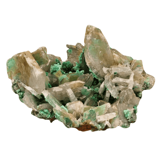 Buy your Cabinet Size Baryte and Malachite online now or in store at Forever Gems in Franschhoek, South Africa