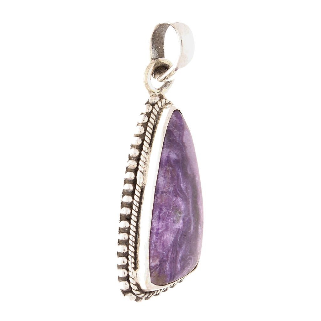 Buy your Charoite Sterling Silver Pendant online now or in store at Forever Gems in Franschhoek, South Africa