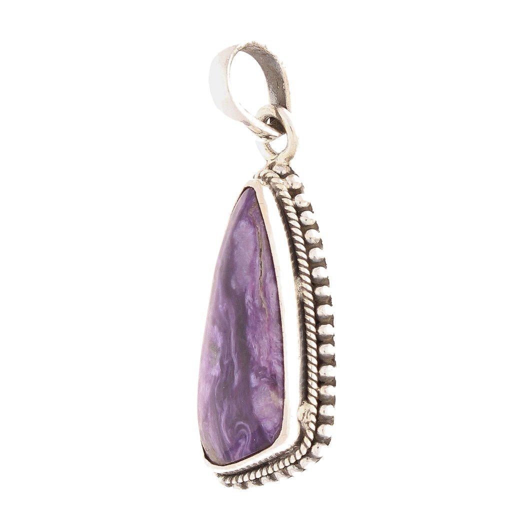 Buy your Charoite Sterling Silver Pendant online now or in store at Forever Gems in Franschhoek, South Africa