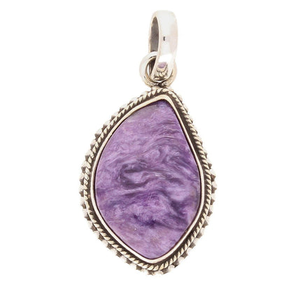 Buy your Charoite Sterling Silver Pendant online now or in store at Forever Gems in Franschhoek, South Africa