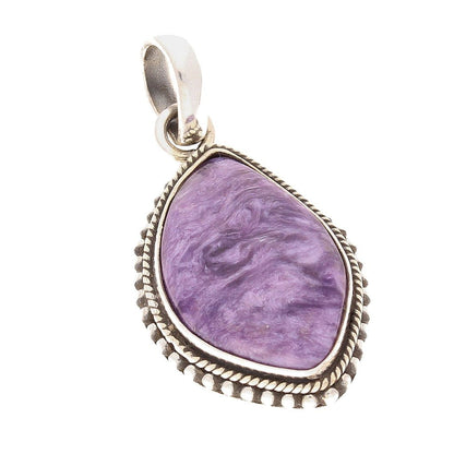 Buy your Charoite Sterling Silver Pendant online now or in store at Forever Gems in Franschhoek, South Africa