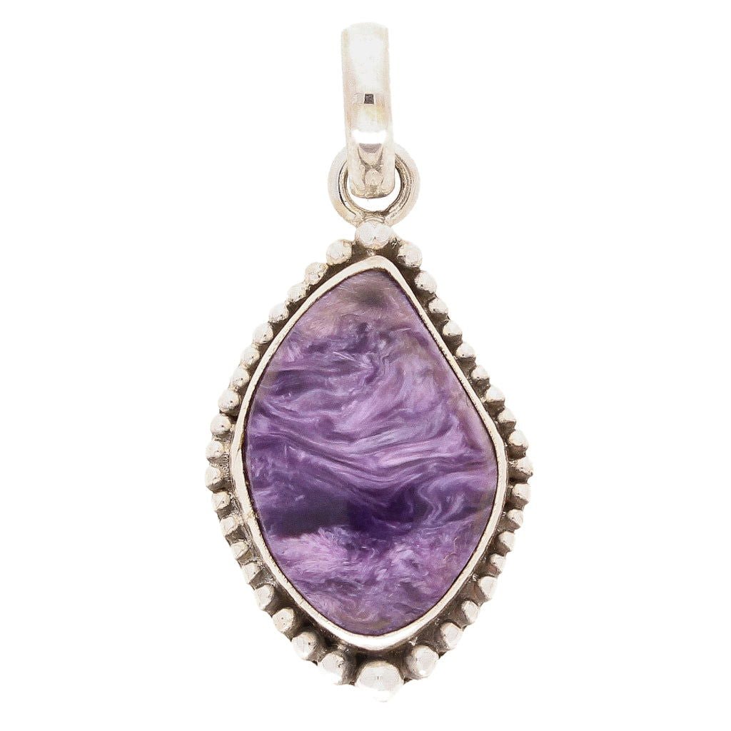 Buy your Charoite Sterling Silver Pendant online now or in store at Forever Gems in Franschhoek, South Africa