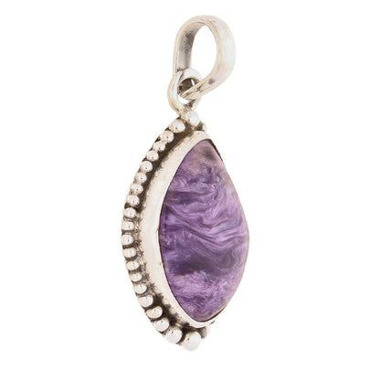 Buy your Charoite Sterling Silver Pendant online now or in store at Forever Gems in Franschhoek, South Africa