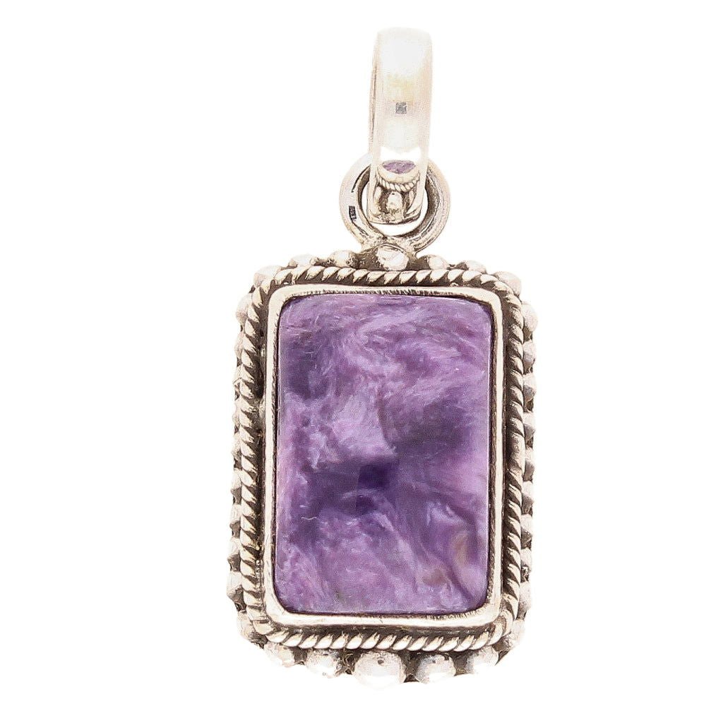 Buy your Charoite Sterling Silver Pendant online now or in store at Forever Gems in Franschhoek, South Africa