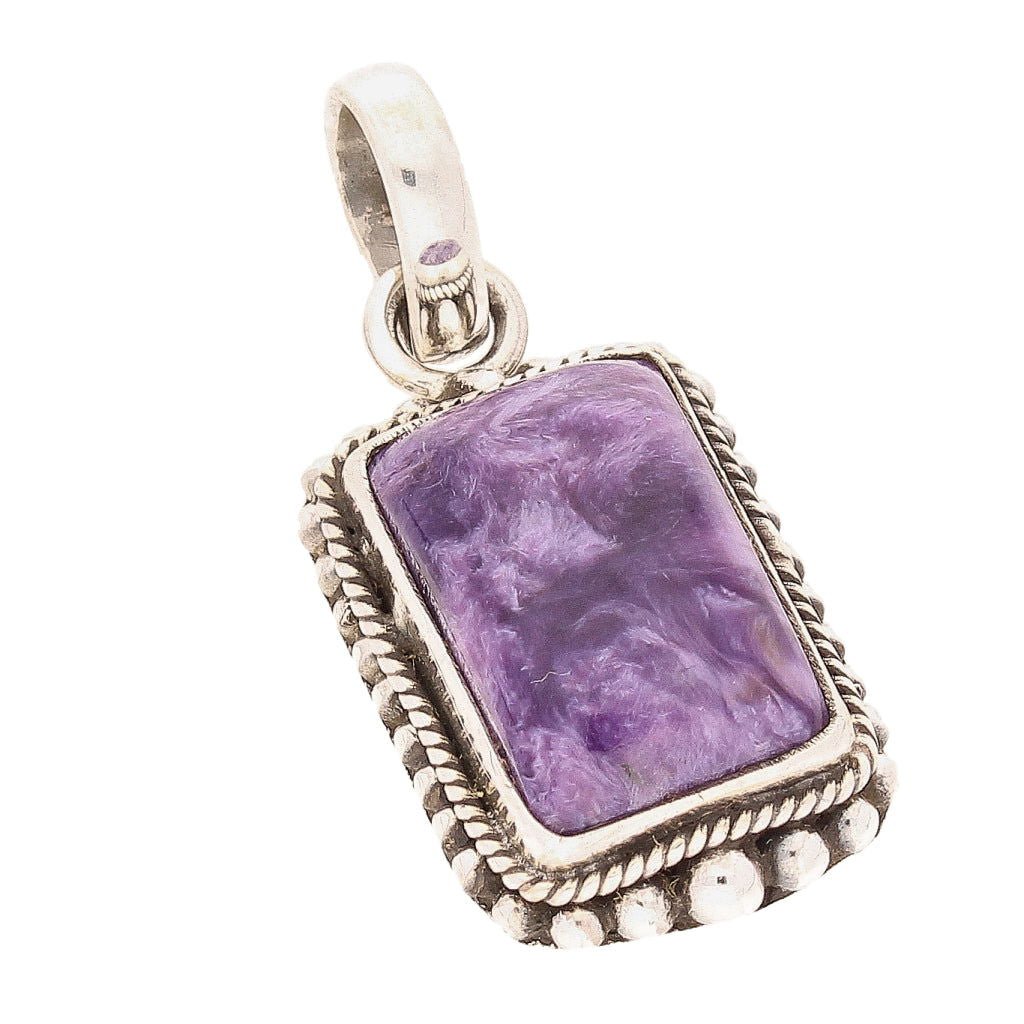 Buy your Charoite Sterling Silver Pendant online now or in store at Forever Gems in Franschhoek, South Africa