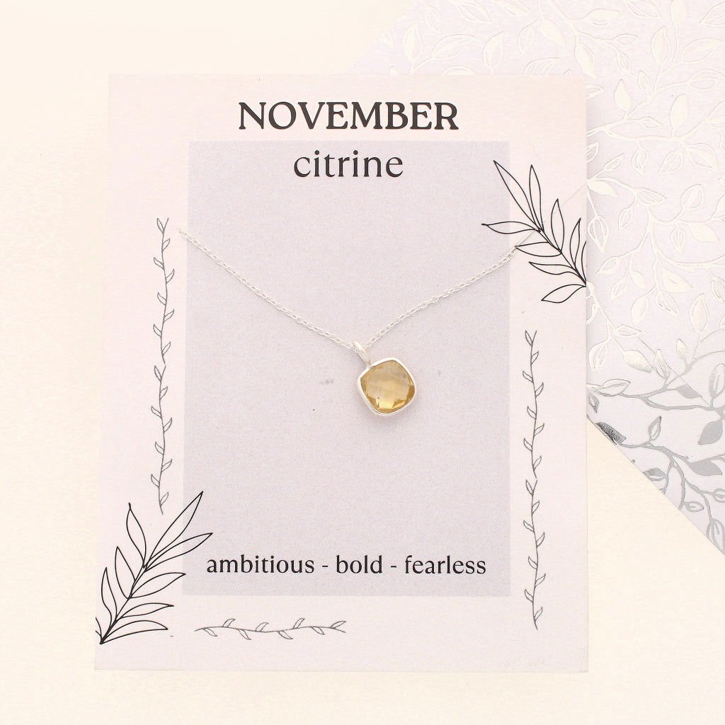 Buy your Citrine Necklace: November Birthstone online now or in store at Forever Gems in Franschhoek, South Africa