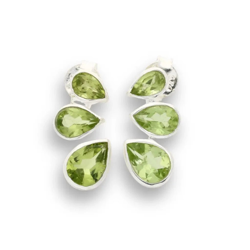 Buy your Crystal Cascades: Peridot Earrings online now or in store at Forever Gems in Franschhoek, South Africa