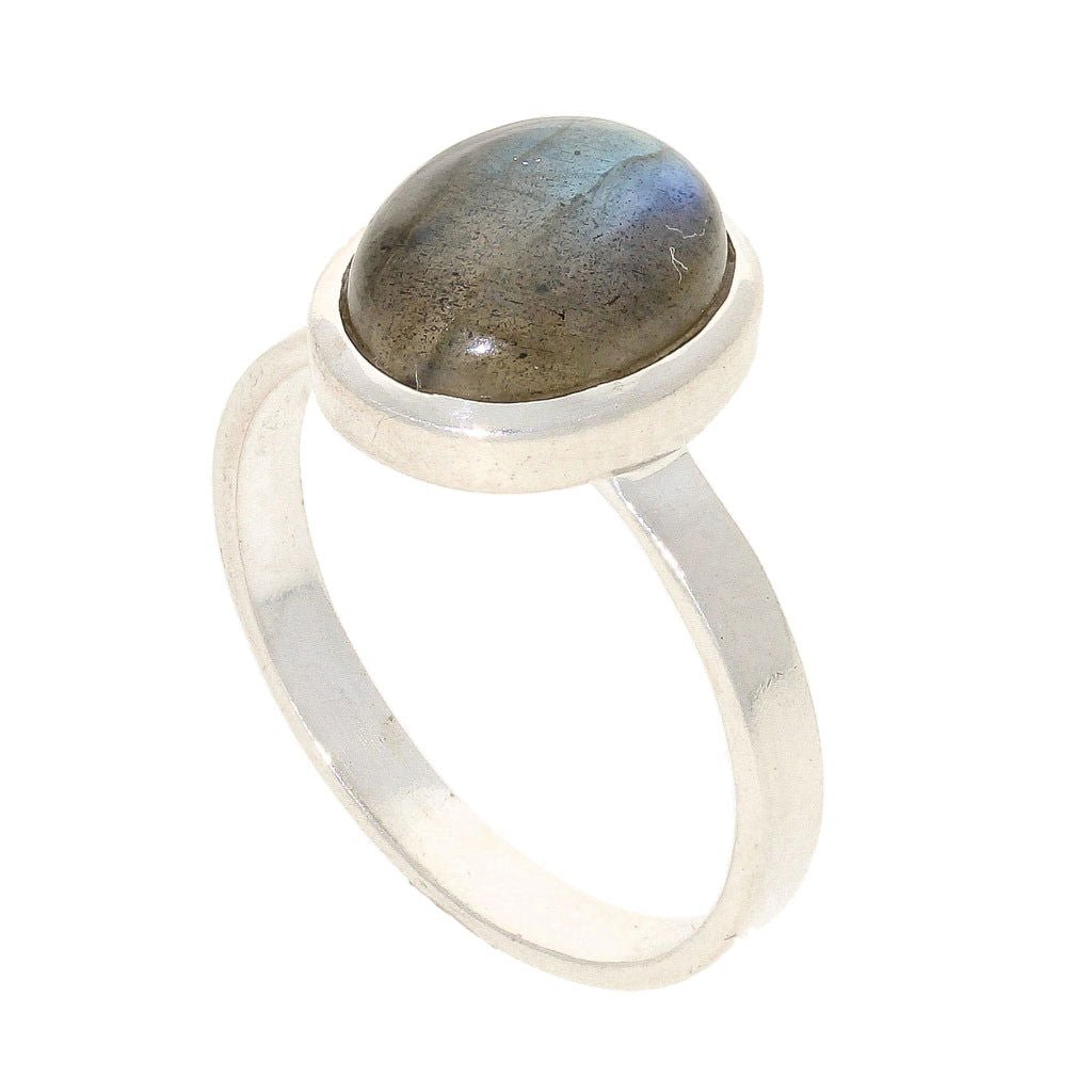 Buy your Effortless Style: Contemporary Labradorite Sterling Silver Ring online now or in store at Forever Gems in Franschhoek, South Africa