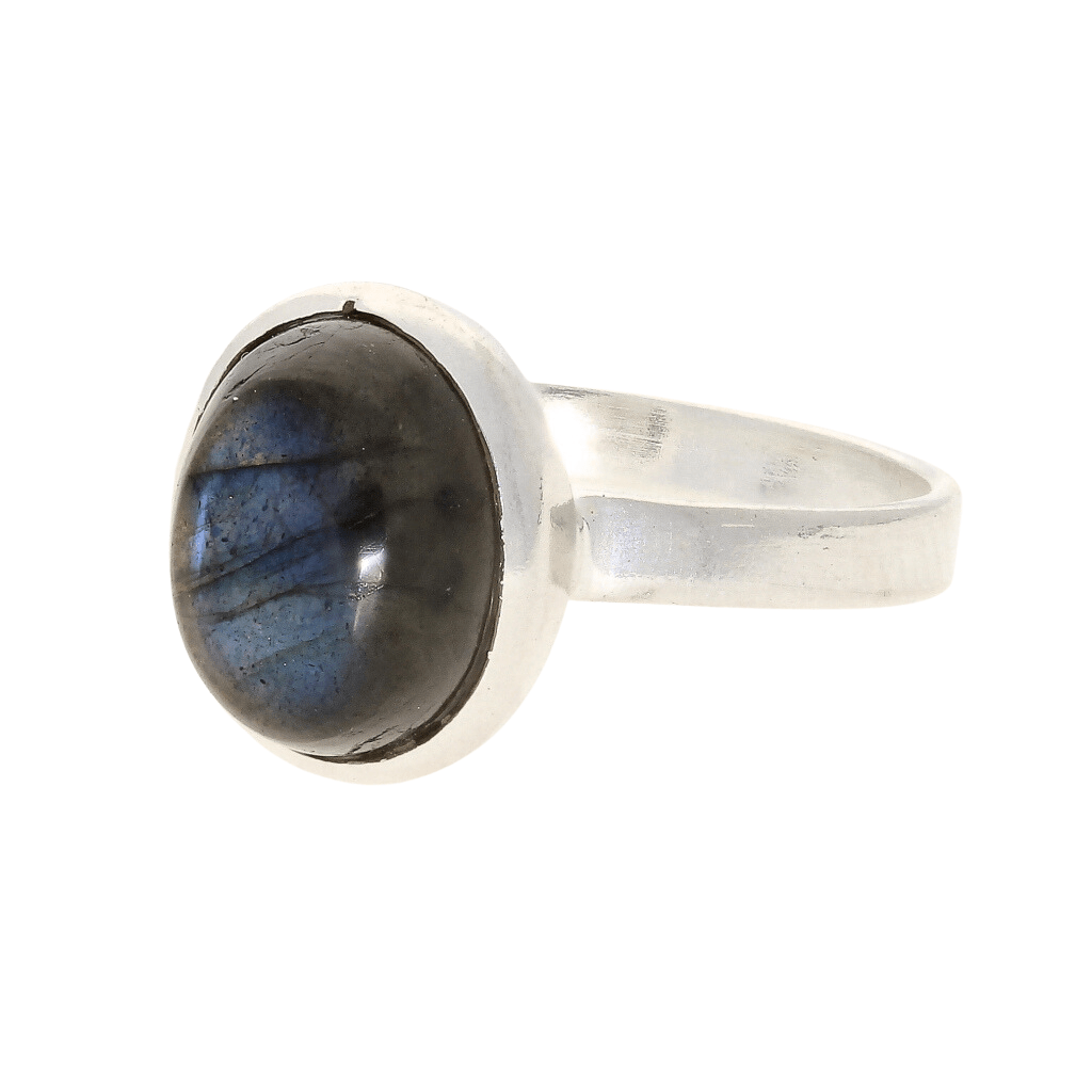 Buy your Effortless Style: Contemporary Labradorite Sterling Silver Ring online now or in store at Forever Gems in Franschhoek, South Africa